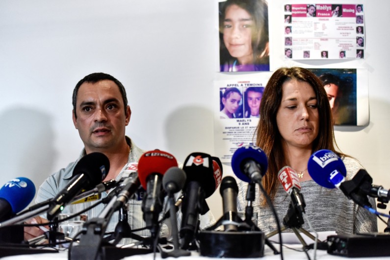 Les parents de la petite Maëlys, disparue fin août 2017