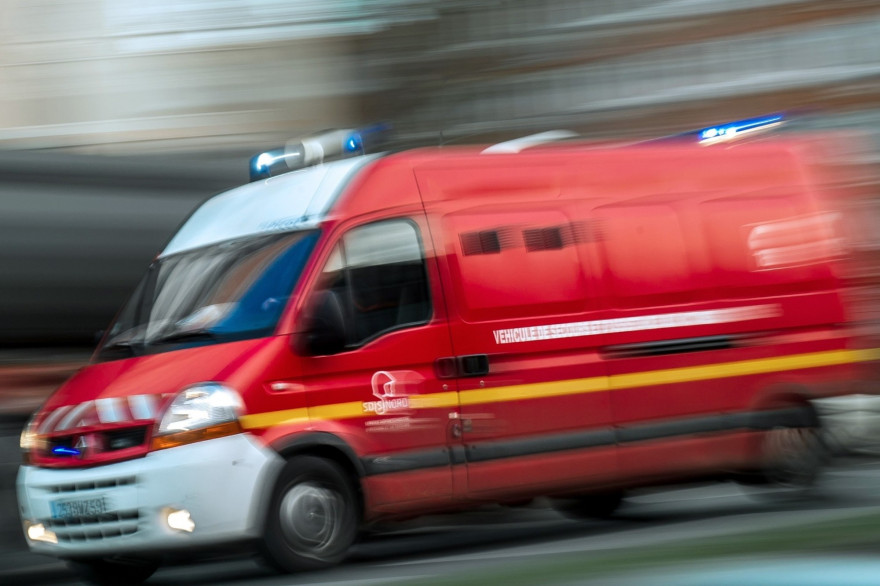 Un camion de pompiers (illustration).