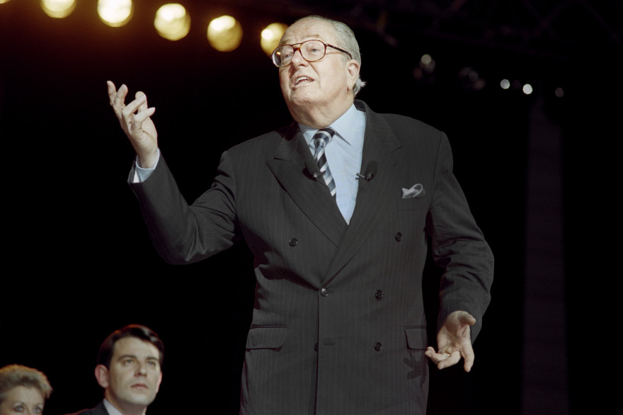 Jean-Marie Le Pen, le 1er mars 1998