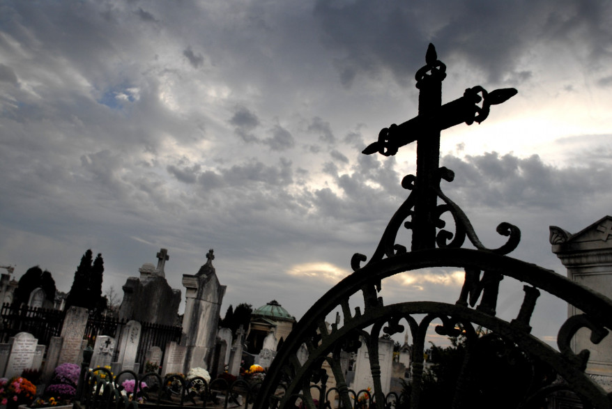 Un cimetière lyonnais (illustration)
