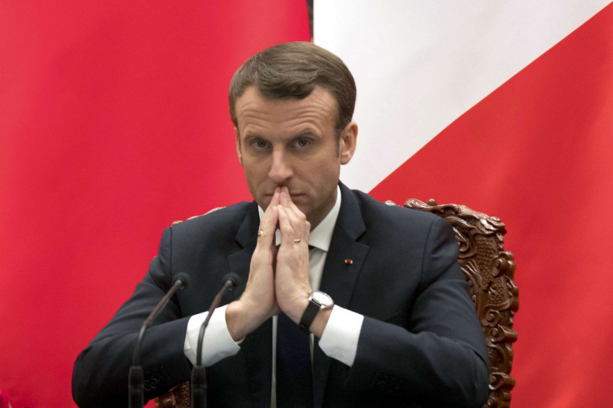 Emmanuel Macron à Pékin