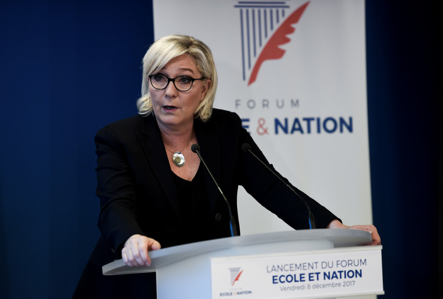 Marine Le Pen, présidente du Front national depuis 2011