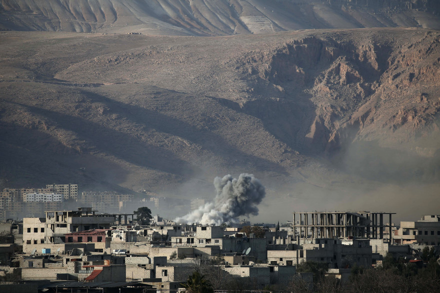La Ghouta orientale est visée par des bombardements intensifs du régime de Damas depuis un mois, plus de 700 civils sont morts