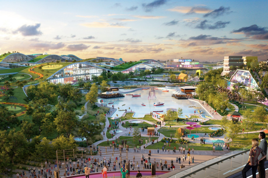 Une image de synthèse du complexe EuropaCity