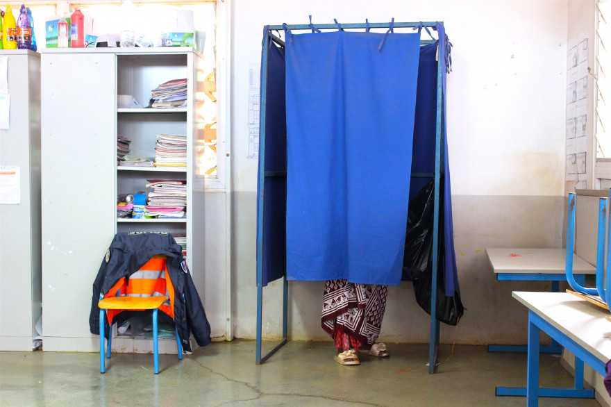 Un bureau de vote à Mayotte, dimanche 18 mars 2018 (illustration)