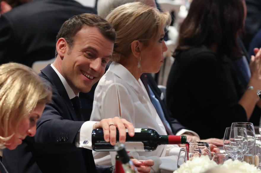 Emmanuel Macron au 33e dîner annuel du CRIF en mars 2018 (illustration)