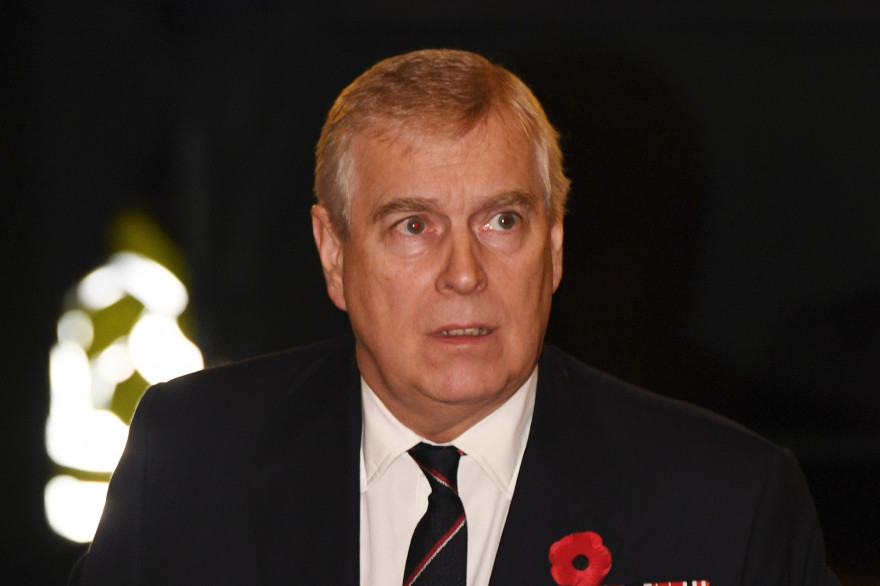 Le prince Andrew, duc d'York, le 11 novembre 2017