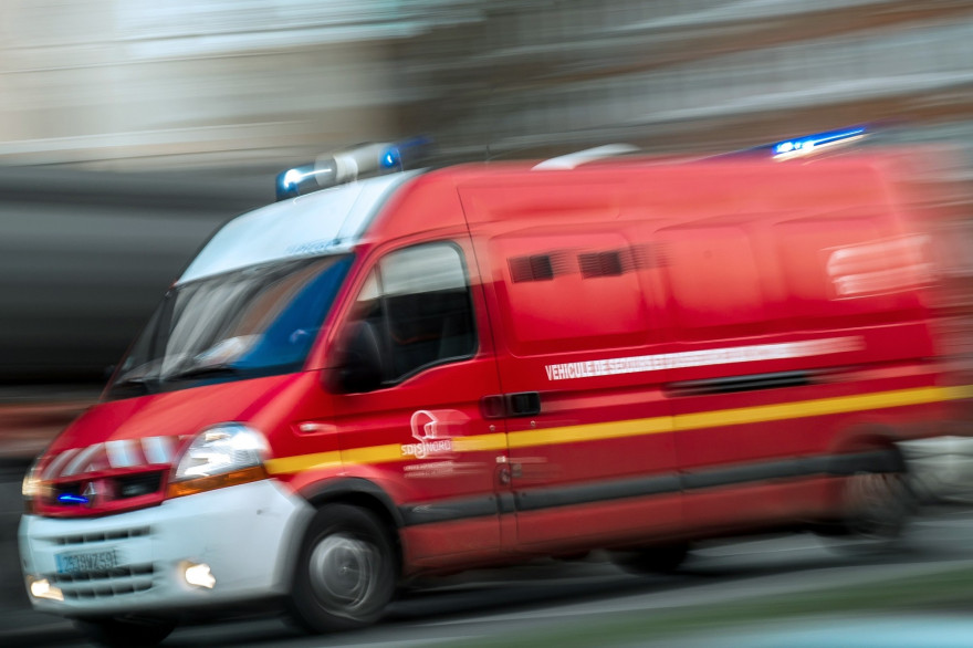 Un camion de pompiers (illustration).