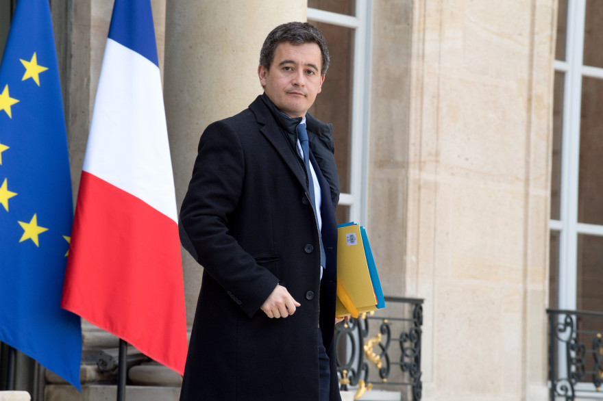 Gérald Darmanin, le 21 mars 2018