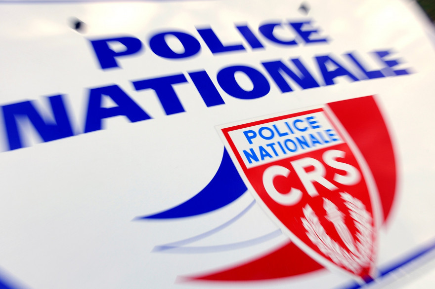 Une voiture de police (illustration)