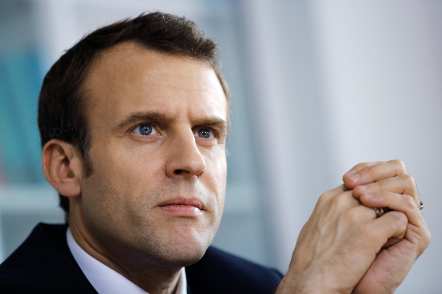 Emmanuel Macron à Rouen, le 5 avril 2018