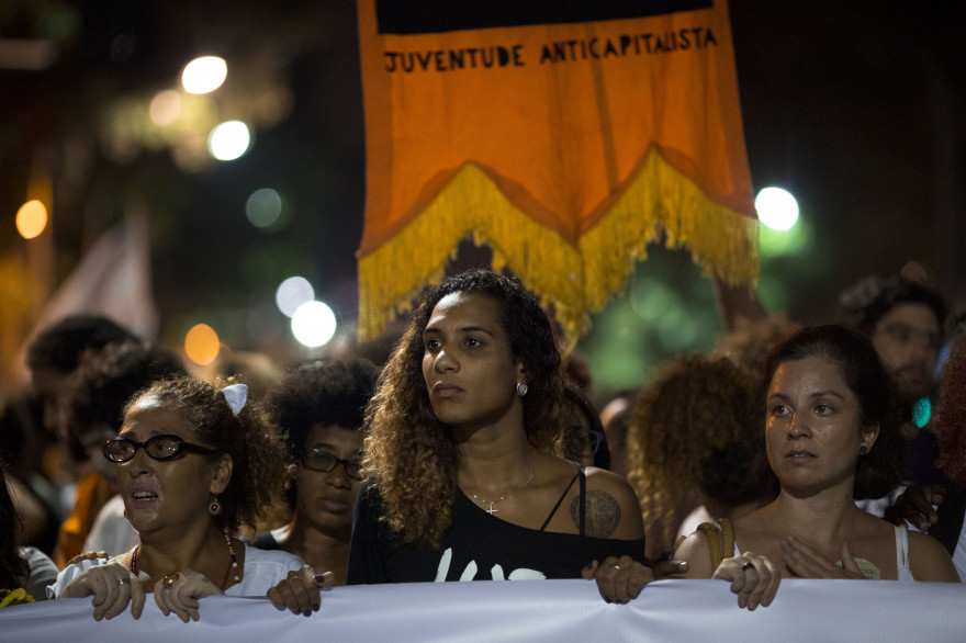 Des manifestations ont eu lieu partout dans le monde après l'assassinat de Marielle Franco.