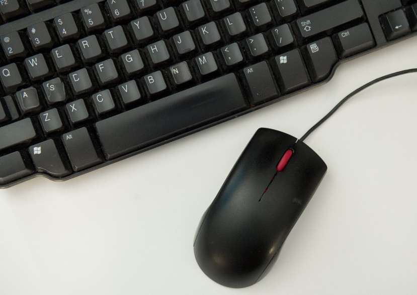 Un clavier d'ordinateur (illustration).
