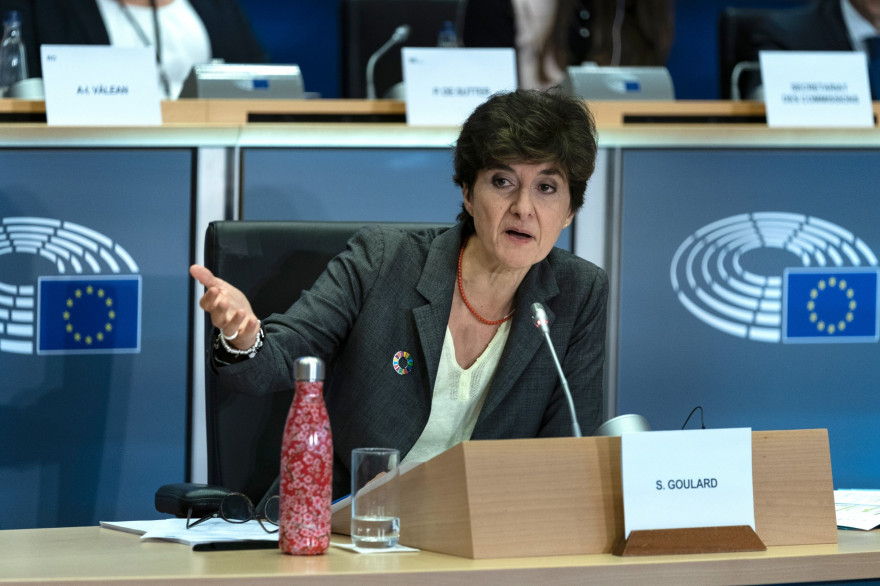 Sylvie Goulard au Parlement européen le 10 octobre 2019