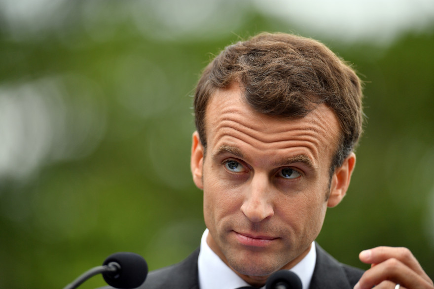 Emmanuel Macron en Australie le 2 mai 2018