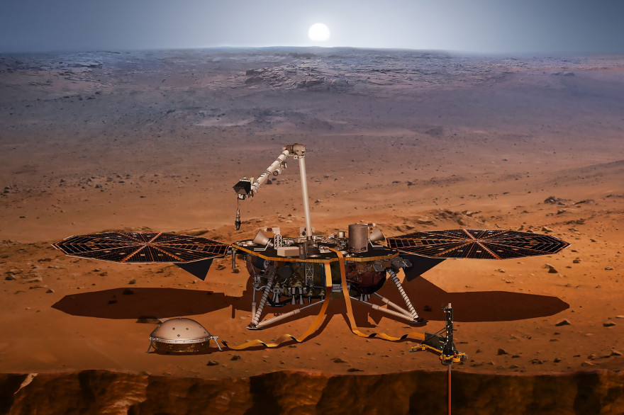La Nasa va explorer le coeur de Mars pendant deux ans