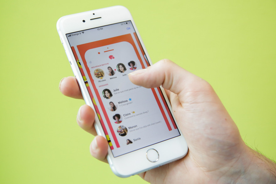 L'application Tinder (illustration)
