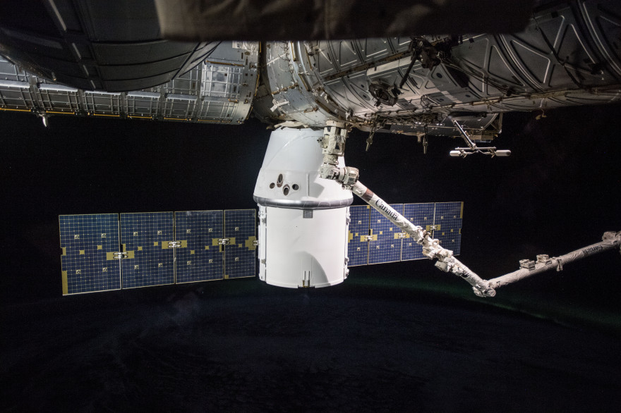 La capsule Dragon SpaceX