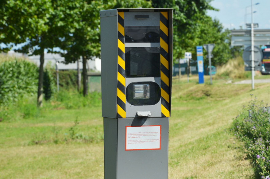 Un radar fixe sur une route nationale en France (illustration)