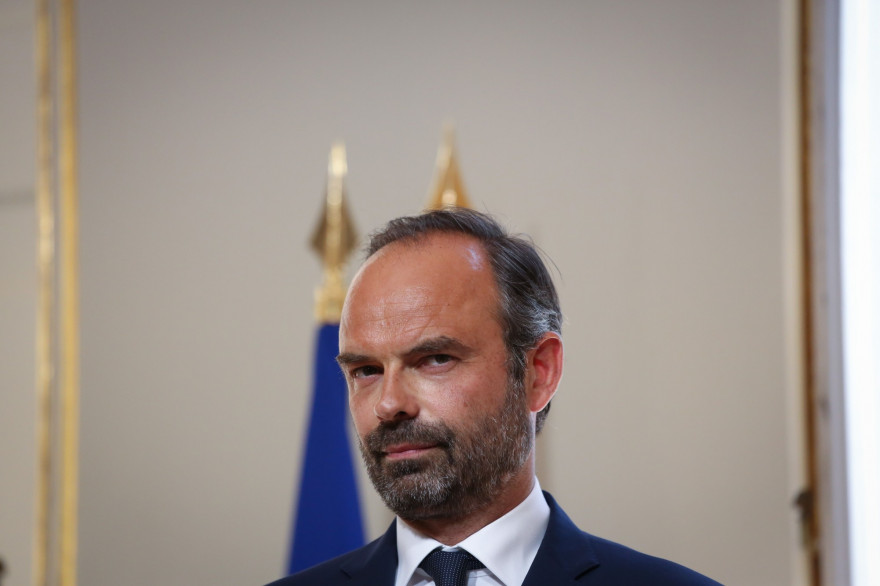 Le premier ministre Édouard Philippe à Matignon, le 7 mai 2018