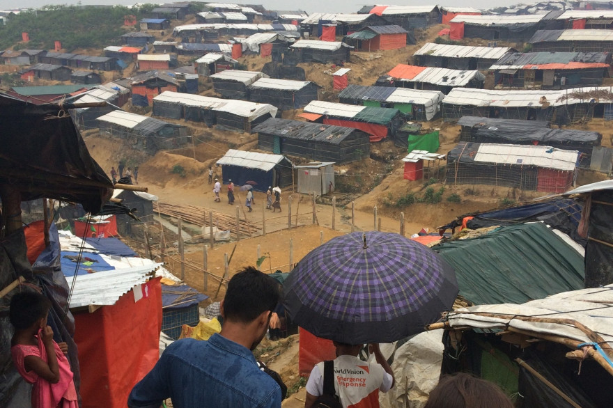 Quelque 900.000 musulmans rohingyas de Birmanie ont trouvé refuge au sud du Bangladesh, où ils survivent des conditions déplorables