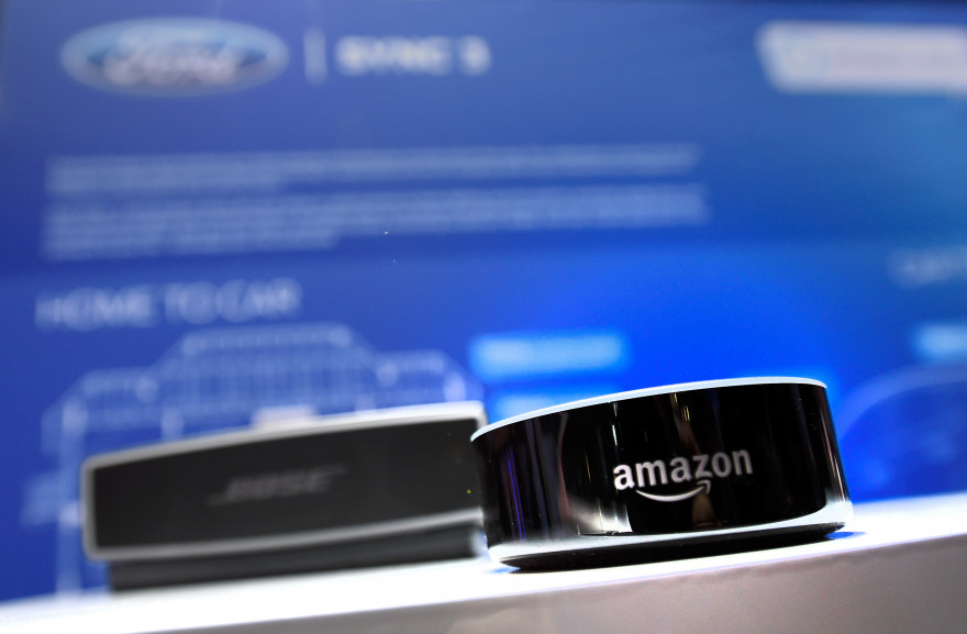 L'enceinte connectée Echo d'Amazon