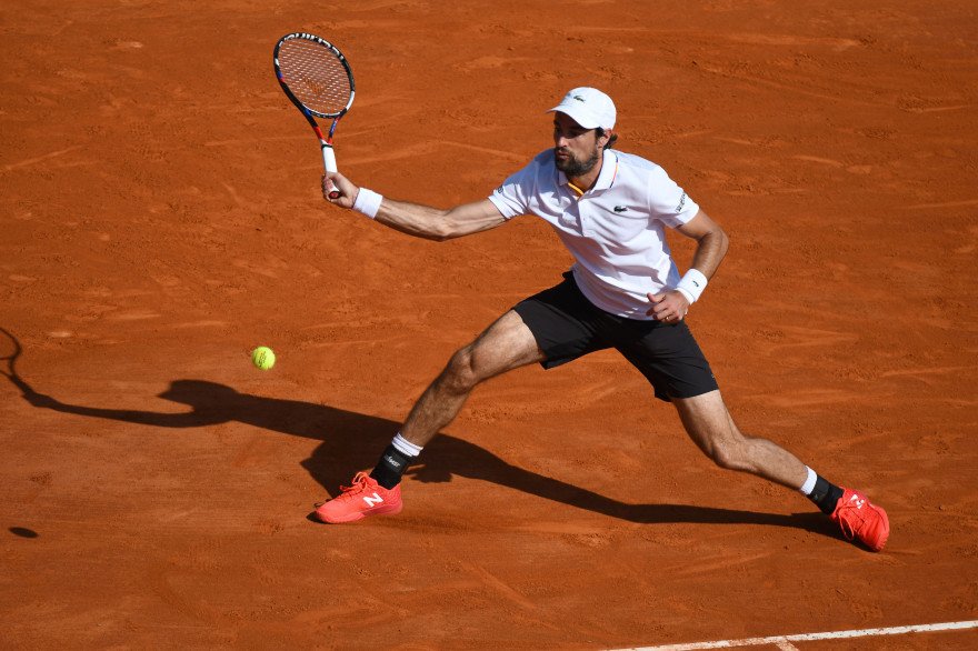 Jérémy Chardy à Monte-Carlo le 17 avril 2018