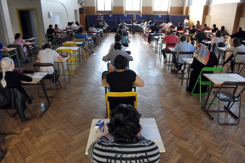 Des candidats au baccalauréat 2014 (Illustration)
