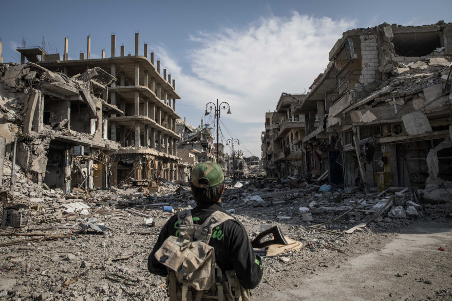 La ville de Raqqa après sa libération, en novembre 2017