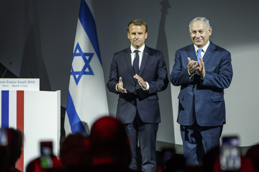 Netanyahu et Macron à Paris le 5 juin