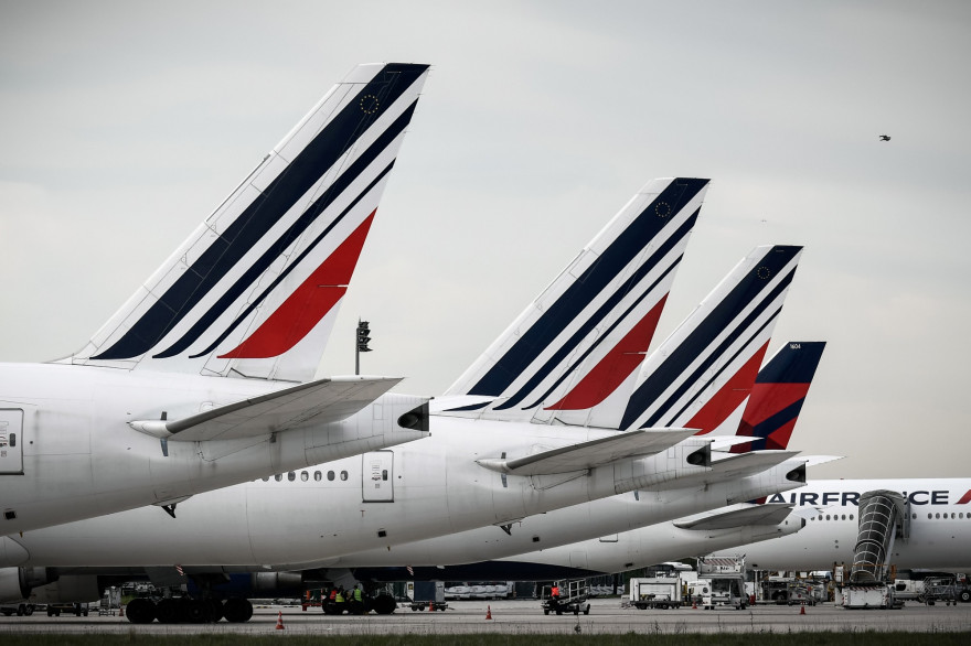Des avions d'Air France à l'aéroport Roissy-Charles-de-Gaulle, le 7 mai 2018 (Illustration)