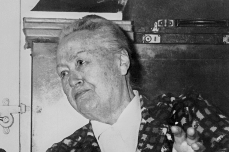 Eugénie Brazier, dit la Mère Brazier, en 1976.