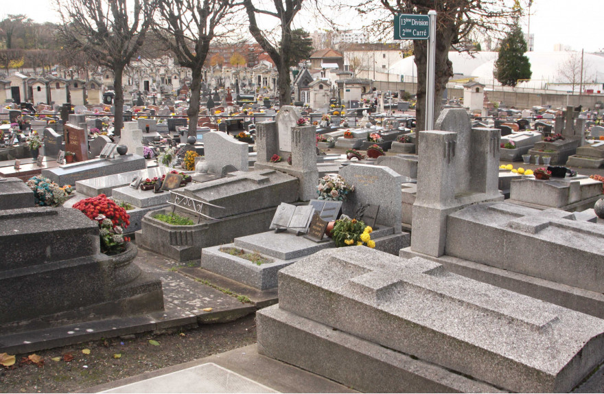 Le cimetière de Pantin le 26/11/2012