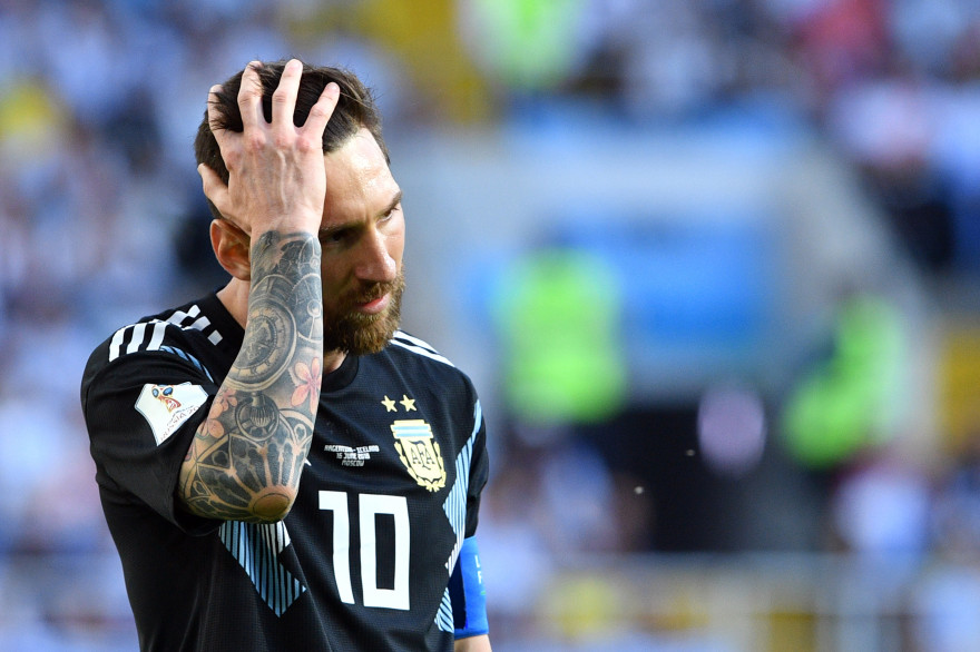 Lionel Messi à Moscou le 16 juin 2018