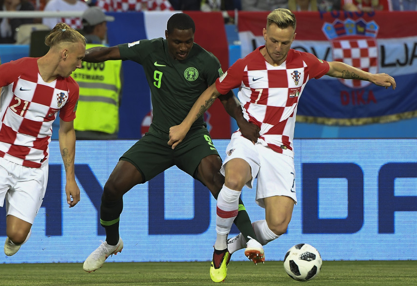 Ivan Rakitic, lors du match Croatie-Nigeria, le 16 juin 2018