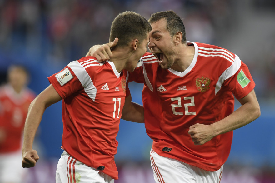 La Russie a corrigé l'Egypte le 19 juin.