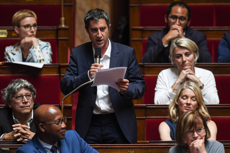 François Ruffin à l'Assemblée nationale.