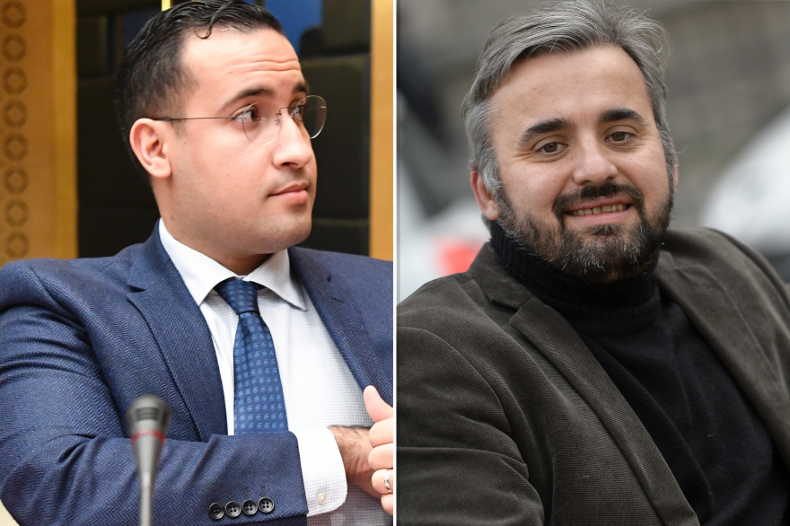 Alexandre Benalla et Alexis Corbière