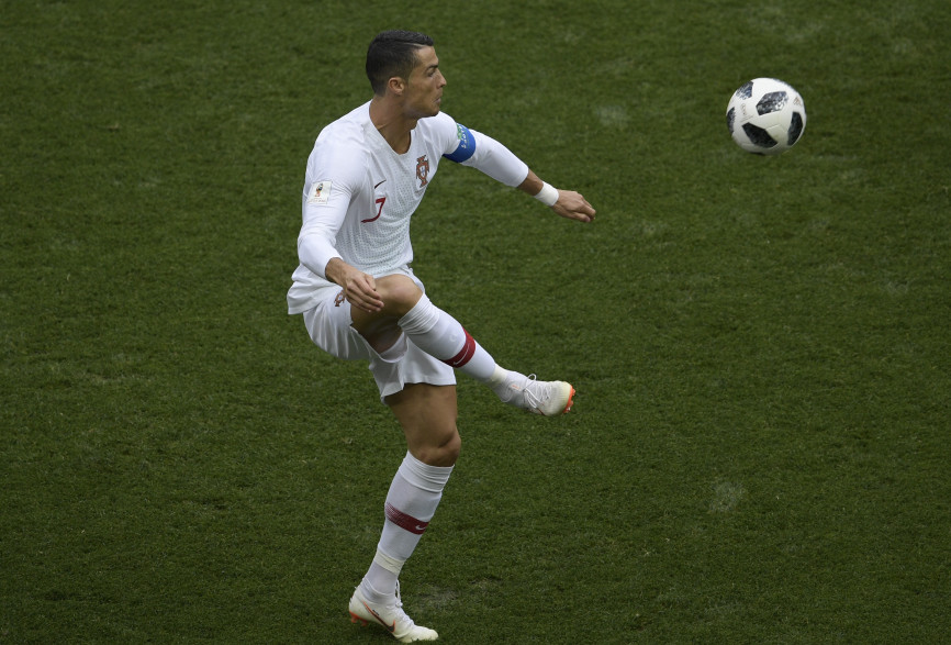 Cristiano Ronaldo avec le Portugal le 20 juin 2018