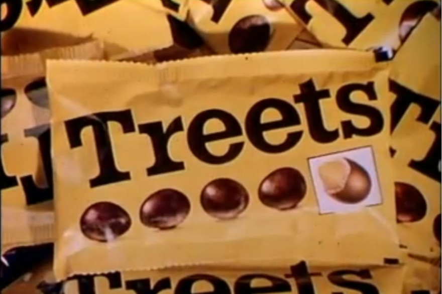 Les bonbons Treets des années 1970