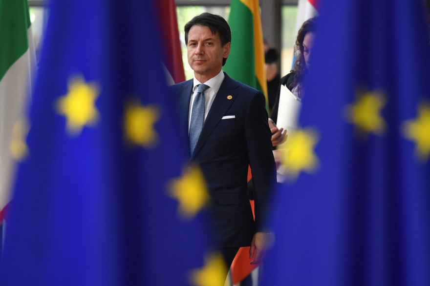 Giuseppe Conte le 28 juin 2018, à Bruxelles