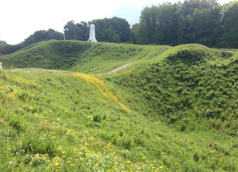 Dans la Meuse, la butte de Vauquois est le lieu emblématique de la "guerre des mines"