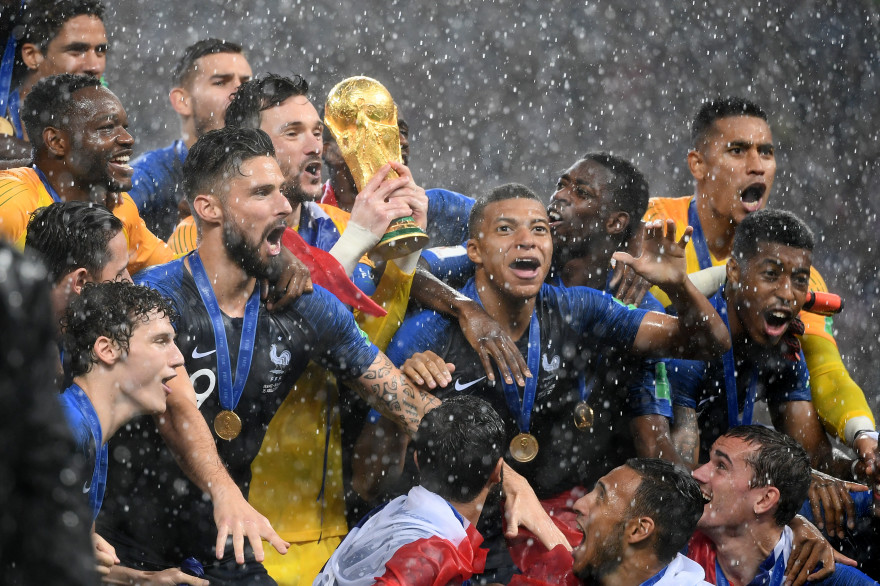 La France est sacrée championne du monde pour la 2e fois dimanche 15 juillet 2018