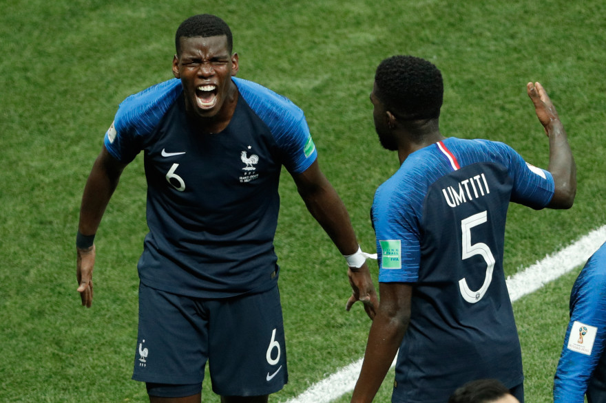 Paul Pogba le 15 juillet 2018