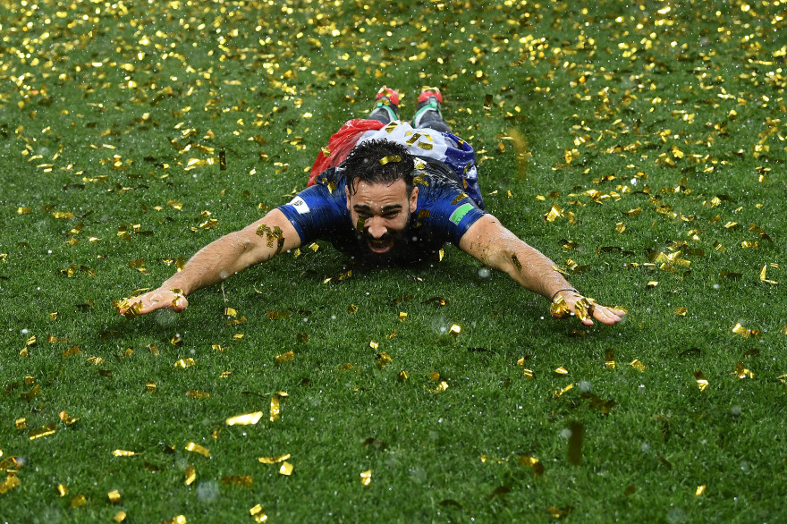 Adil Rami le 15 juillet 2018