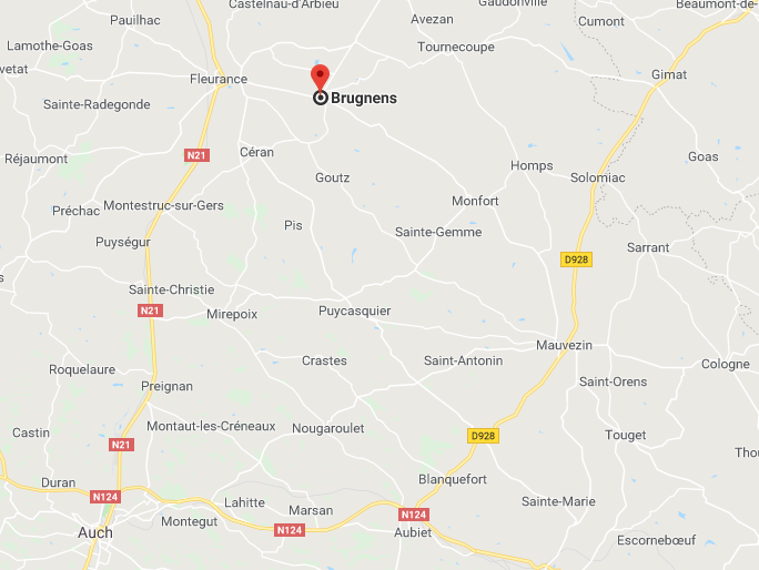 La commune de Brugnens dont venait le jeune homme
