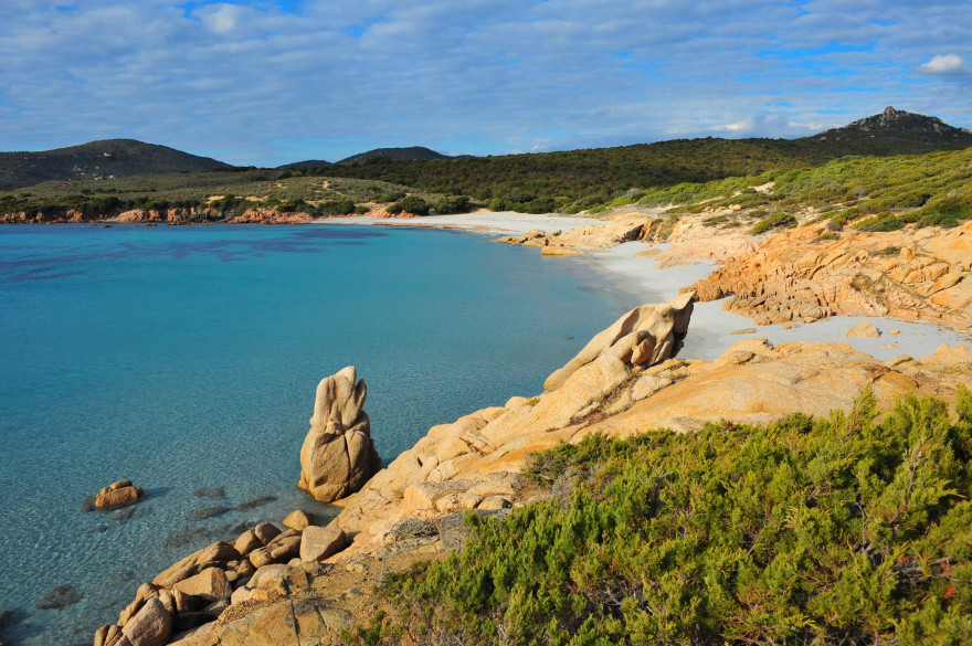 Une plage dans le sud de la Corse (illustration).