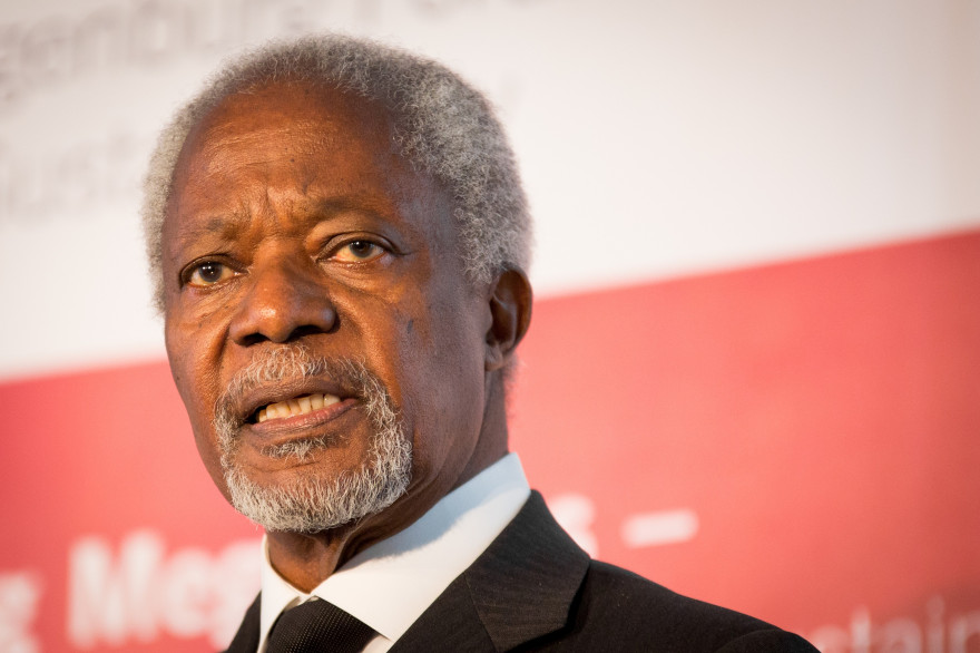 Kofi Annan, l'ancien secrétaire général de l'ONU est décédé à l'âge de 80 ans