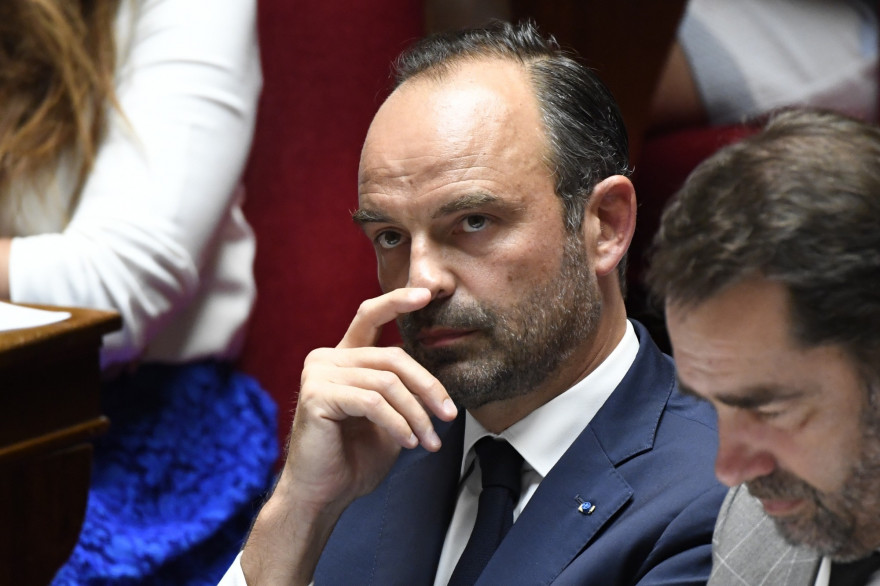 Le premier ministre Édouard Philippe à l'Assemblée nationale, le 24 juin 2018