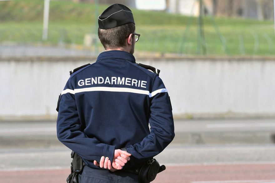 Un gendarme (illustration)